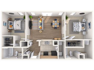Floor Plan Image of Apartment Apt 02-108